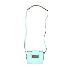 Rebecca Minkoff mini box shoulder bag purse in mint color